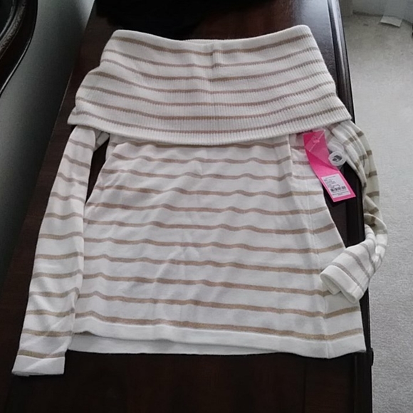 Lilly Pulitzer $138 striped off shoulder top nwt - Picture 7 of 8